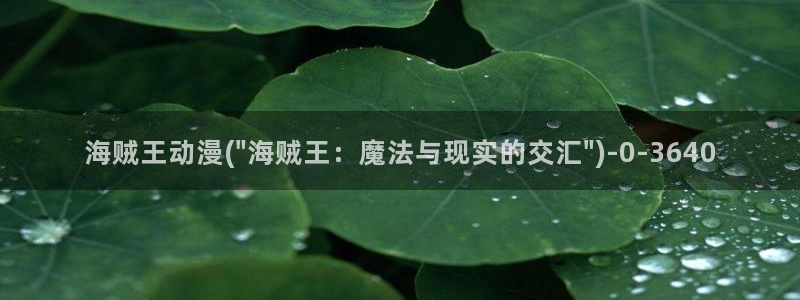 在线动漫：海贼王动漫(\